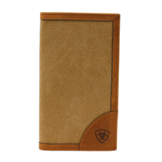 Ariat Ariat | Rodeo Canvas Checkbook Cover Wallet