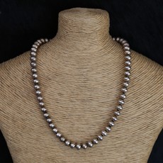 Sterling | 5mm Navajo Pearl Necklace