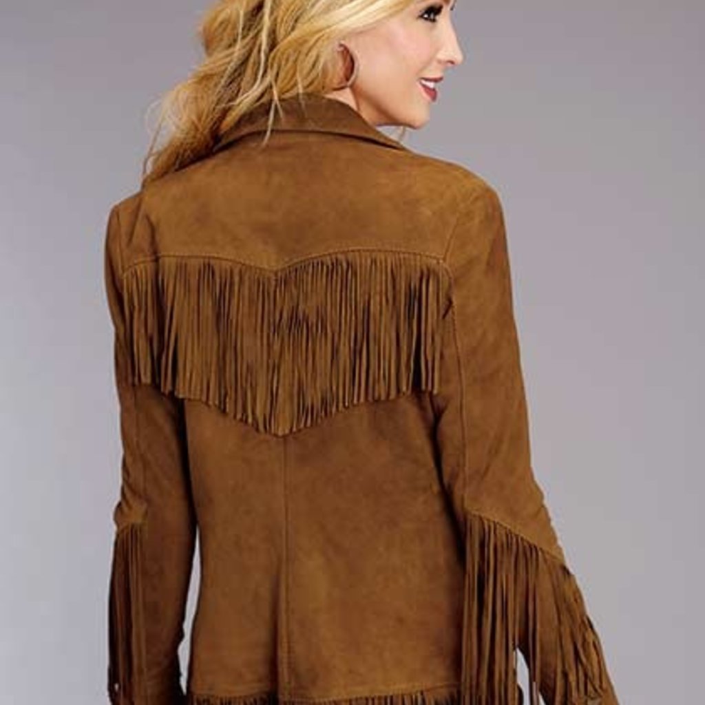 Stetson Stetson | Leather Fringe Jacket | Brown