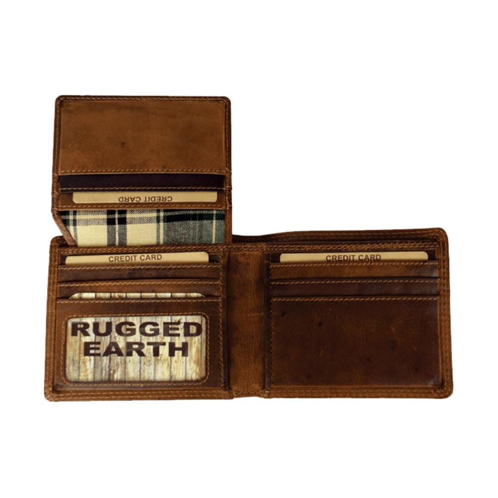 Rugged Earth Rugged Earth | Bifold Leather Wallet | Brown