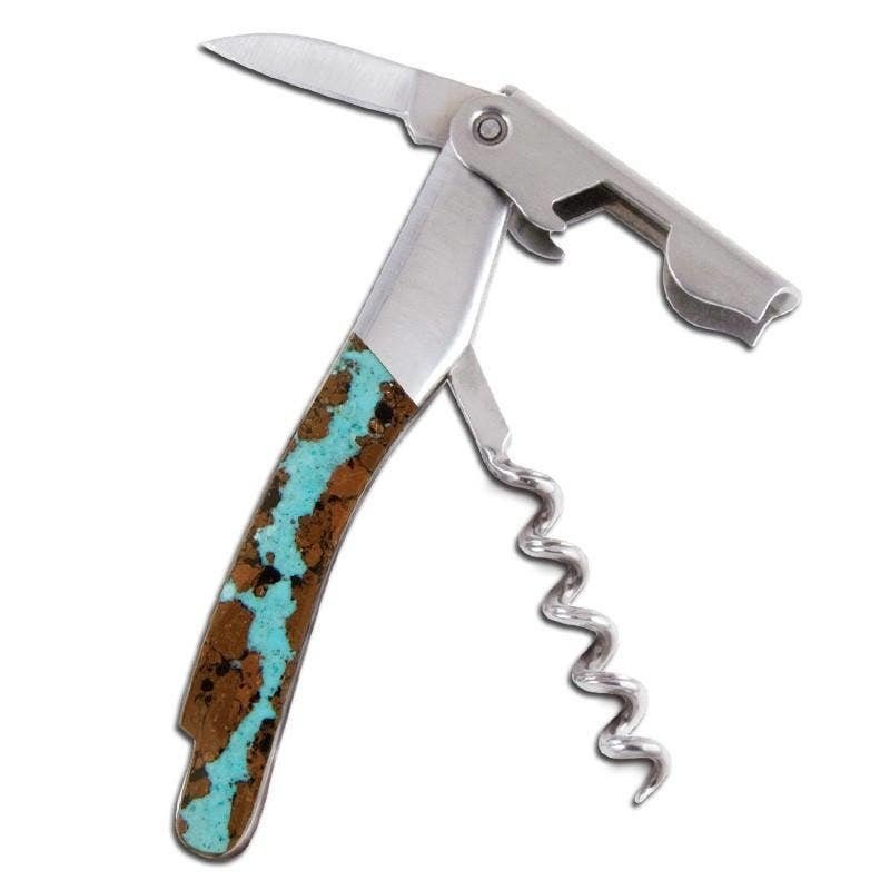 Santa Fe Stoneworks Waiter's Knife | Vein Turquoise