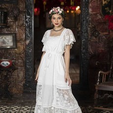 Tulle and Batiste Tulle and Batiste | Frida Maxi Dress | Snow White