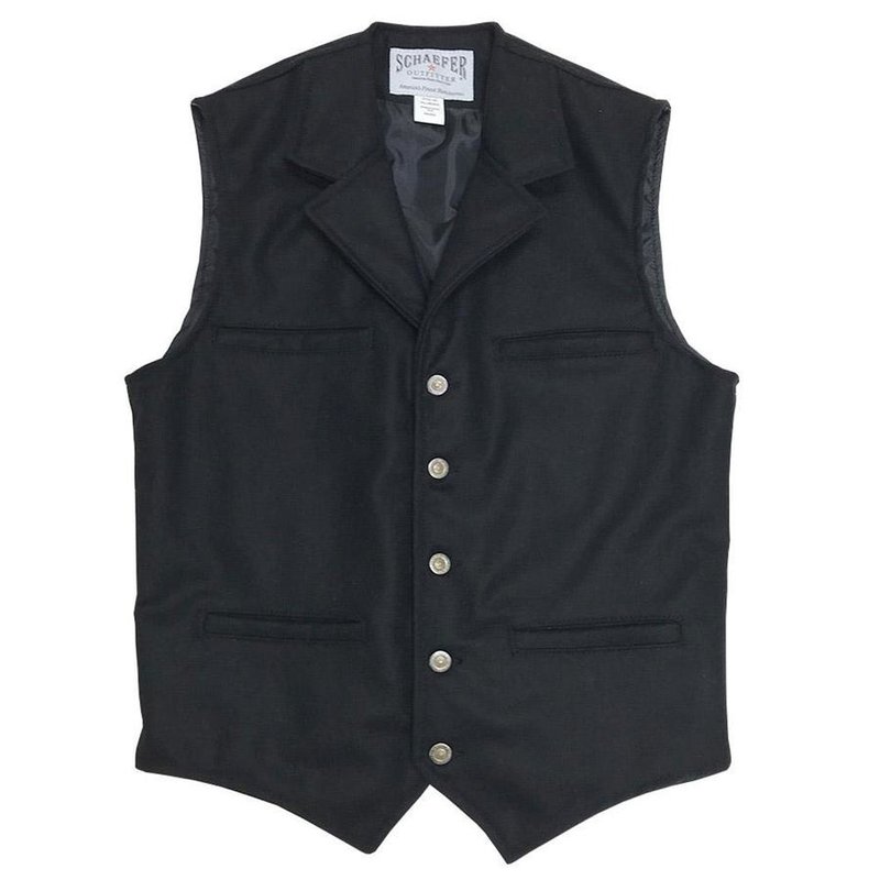Schaefer Outfitter McCoy Wool Vest | Black
