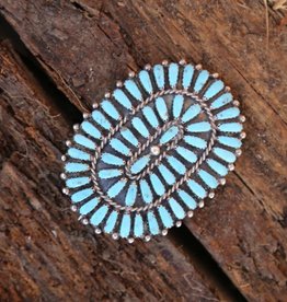 Native Images Sterling | Turquoise Navajo Pin