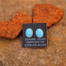 Native Images Sterling | Turquoise Stud Earrings
