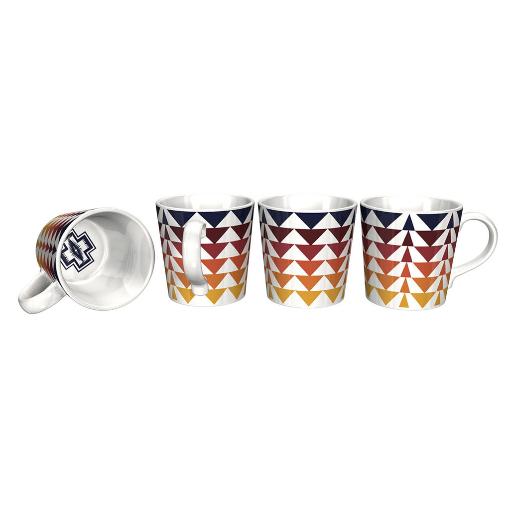 Pendleton Pendleton | Tapered 12 oz Mug Set of 4 | Harding Collection