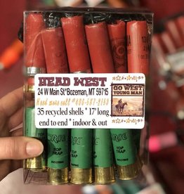 Hank’s Bunk House Upcycled Shotgun Shell Lights | Red & Green