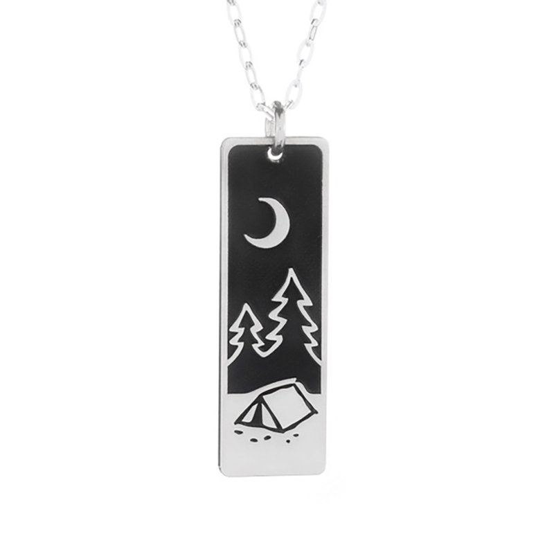 The Bearded Jeweler Find Your Path Wide Bar Necklace