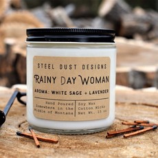 Steel Dust Designs Steel Dust Designs | Rainy Day Woman 15 oz Glass Jar Candle