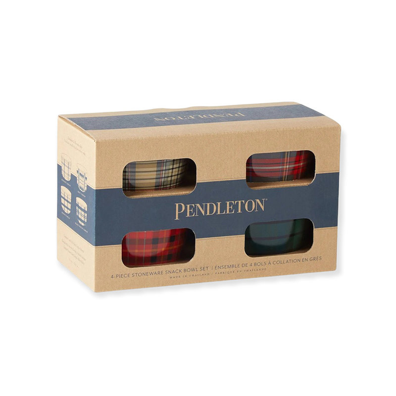 Pendleton Snack Bowl Set of 4 | Tartan Collection