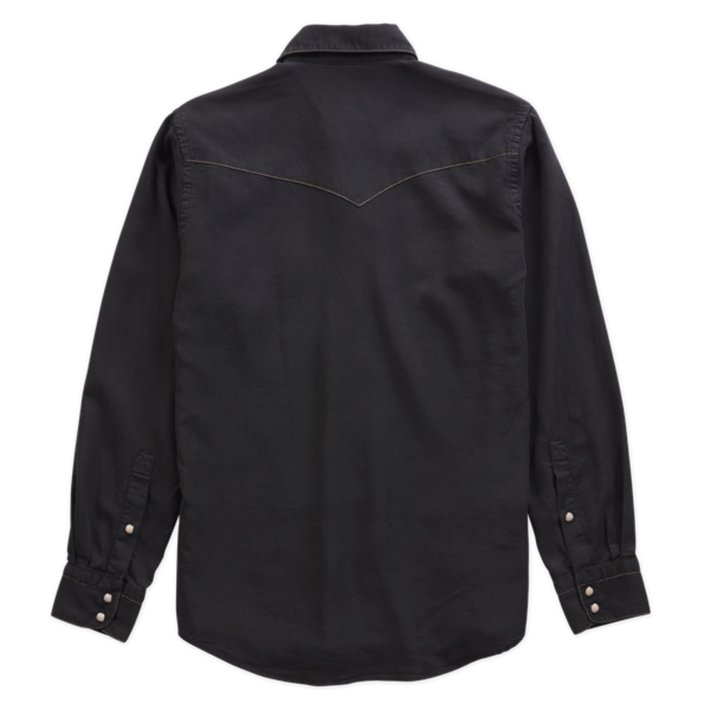 Madison Creek Outfitters Madison Creek Outfitters| Bisley Western Snap Shirt | Black Denim