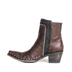 Double D Ranch, Apache Kid Fringed Ankle Boot