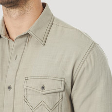 Wrangler Wrangler | Retro LS Western Shirt | Vintage Khaki