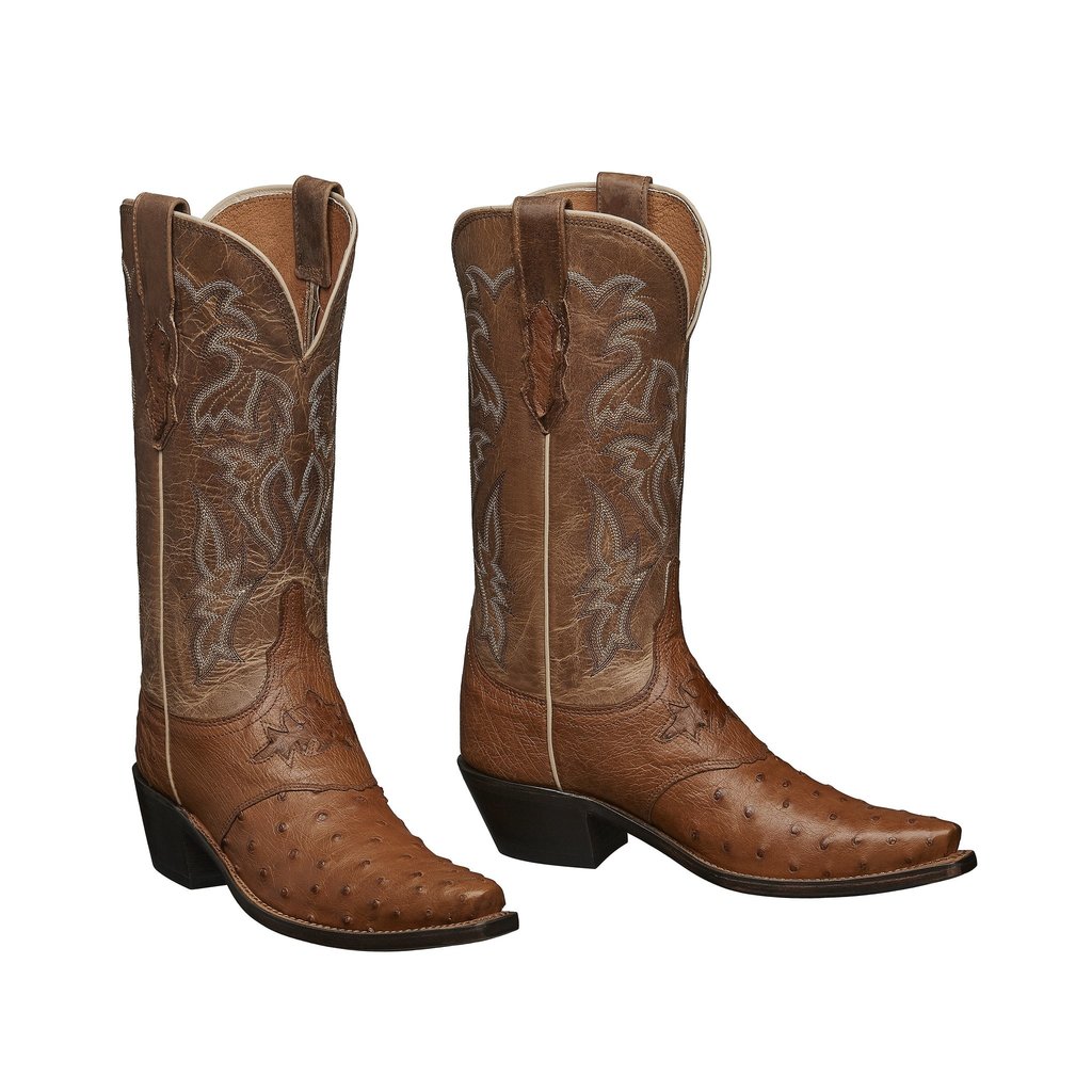 Lucchese Lucchese | Augusta Ostrich Boot | Camel Tan Tucson