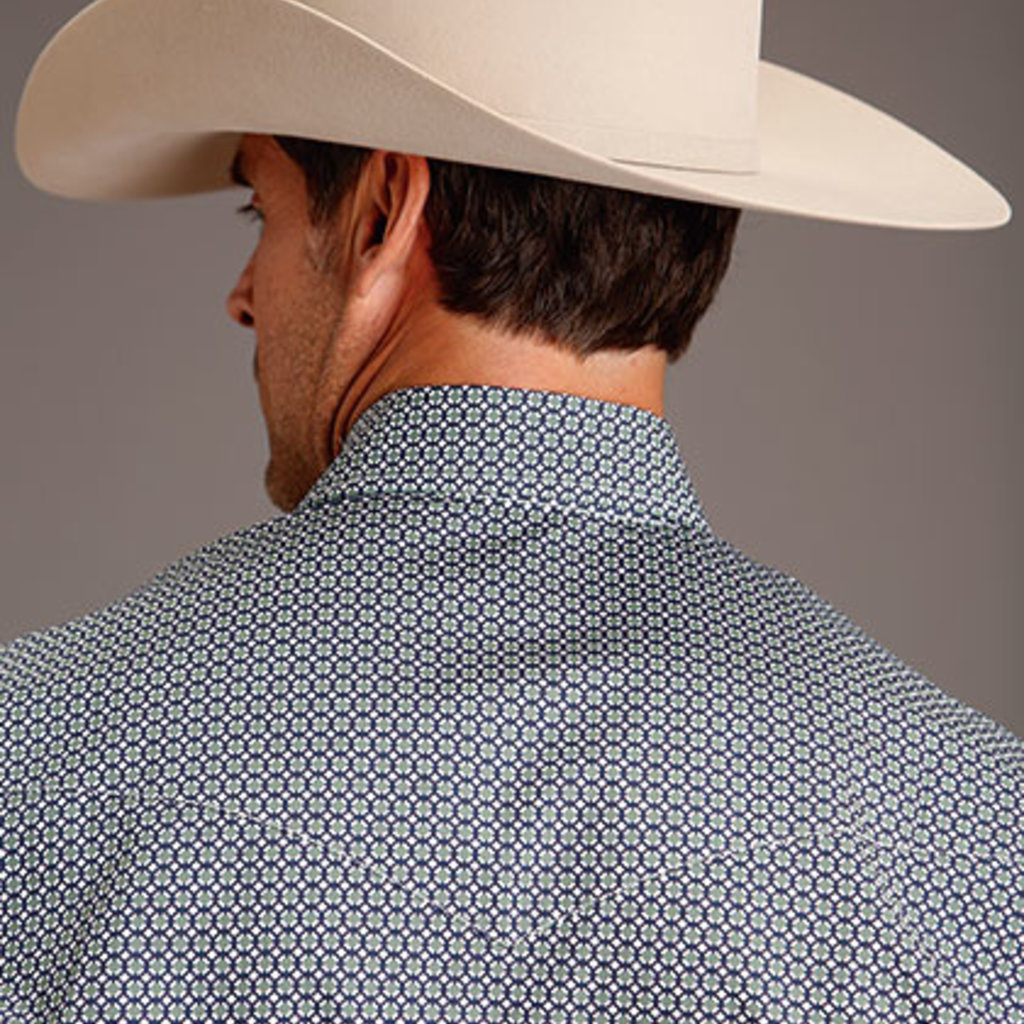 Stetson Stetson | Diamond Foulard Long Sleeve Pearl Snap Shirt