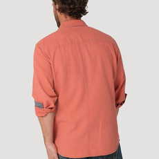 Wrangler Wrangler | Retro® Premium Long Sleeve Button DownShirt | Salmon