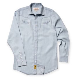Schaefer Outfitter Jesse Western Shirt | Light Wash
