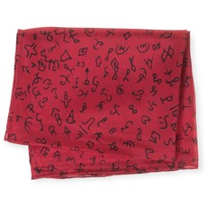 Wyoming Traders Wyoming Traders | 20” Brand Red Silk Scarf