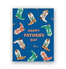 Antiquaria Boots Father's Day Greeting Card