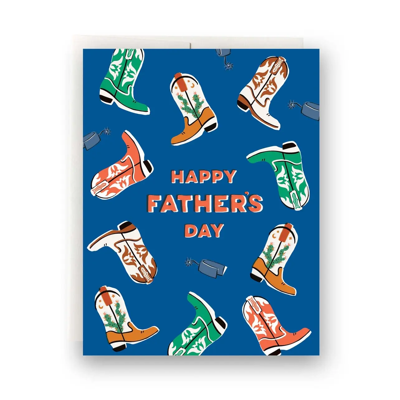 Boots Father's Day Greeting Card Head West Bozeman, Montana Head West