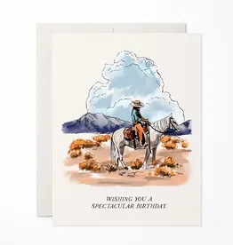 Antiquaria High Plains Birthday Card