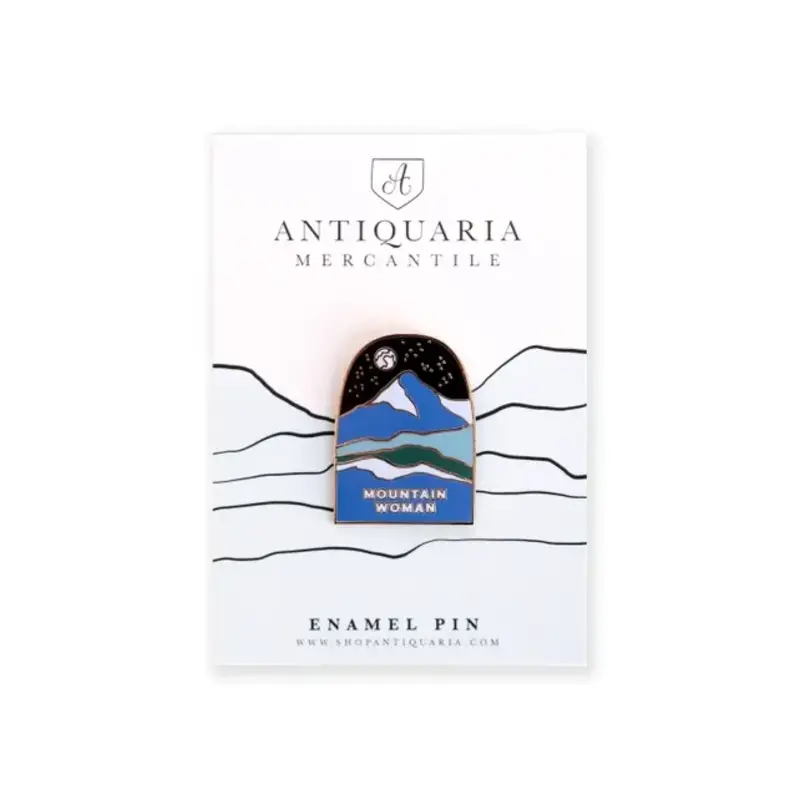 Antiquaria Mountain Woman Enamel Pin