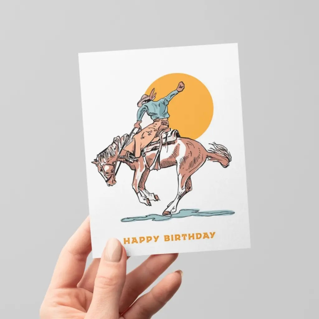 Antiquaria Antiquaria | Cowboy Birthday Greeting Card
