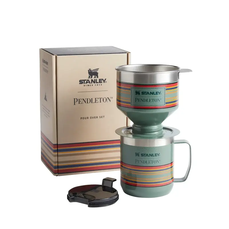 Pendleton Stanley Perfect Brew Pour Over Set | Hammertone Green