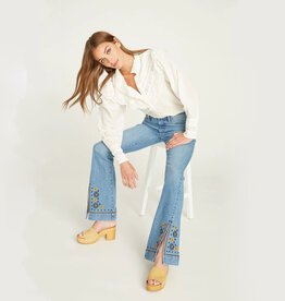 Farrah Slit Jeans | Golden Gates