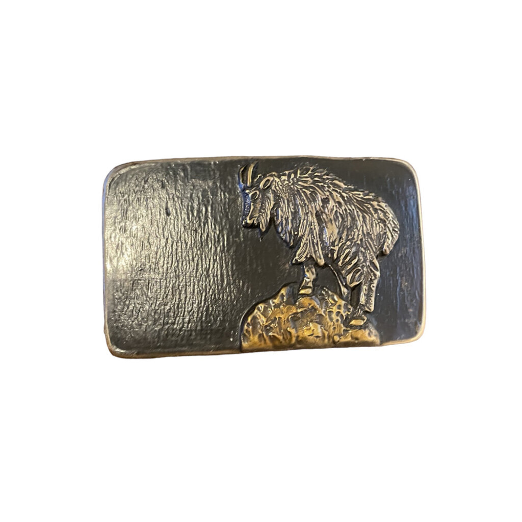 Waterhorse Bronze Designs Waterhorse Bronze | Mountain Goat Belt Buckle