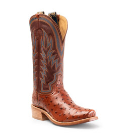 Hyer Boots Culver Full Quill Ostrich Boot | Cognac
