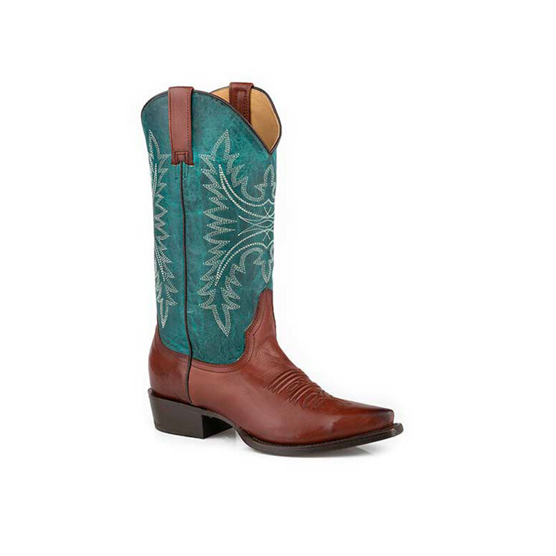 Stetson Freya Boot | Turquoise/Brown