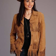 Stetson Stetson | Suede Fringe Jacket | Tan