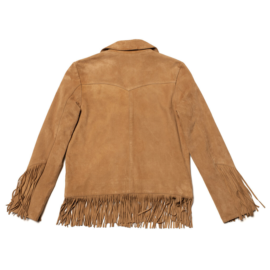 Stetson Stetson | Suede Fringe Jacket | Tan