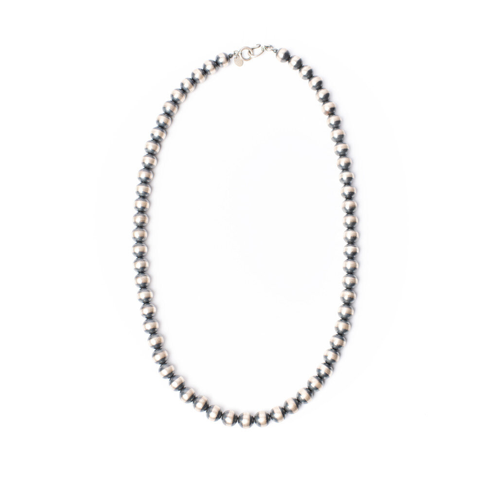 Ken Bohl Ken Bohl | Sterling 10 mm Navajo Pearl Necklace | 24"