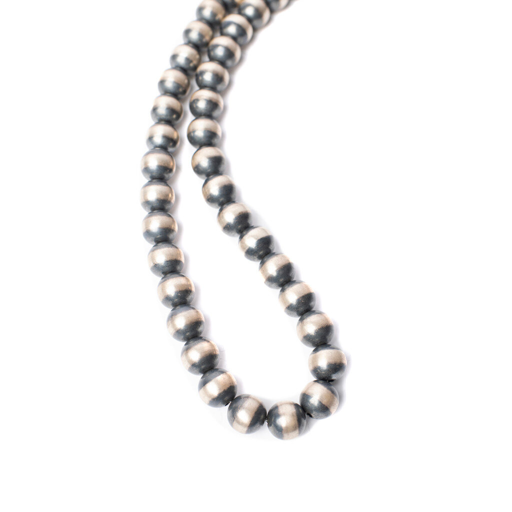 Ken Bohl Ken Bohl | Sterling 10 mm Navajo Pearl Necklace | 24"