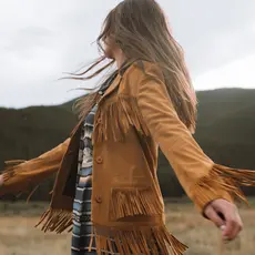 Stetson Stetson | Suede Fringe Jacket | Tan