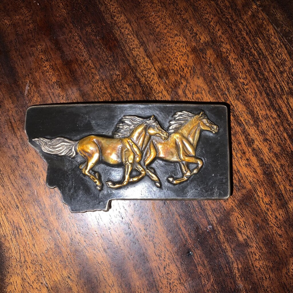 Waterhorse Bronze Designs Waterhorse Bronze | Montana Running Horses Black