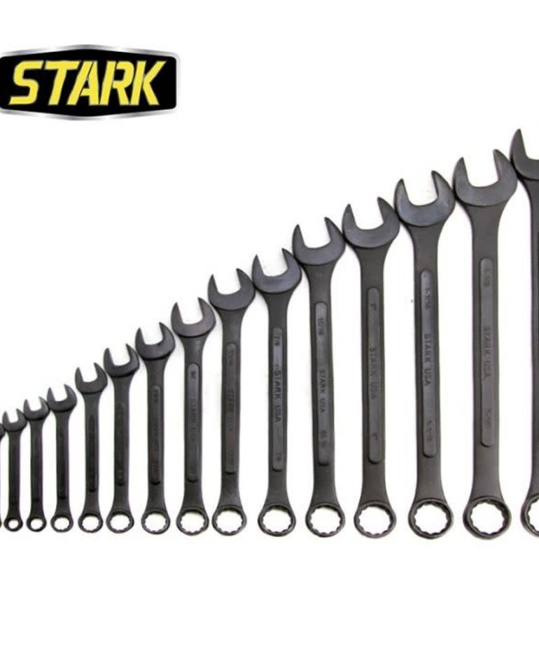 STARK Stark Wrench Set Combo MM 16pc Black