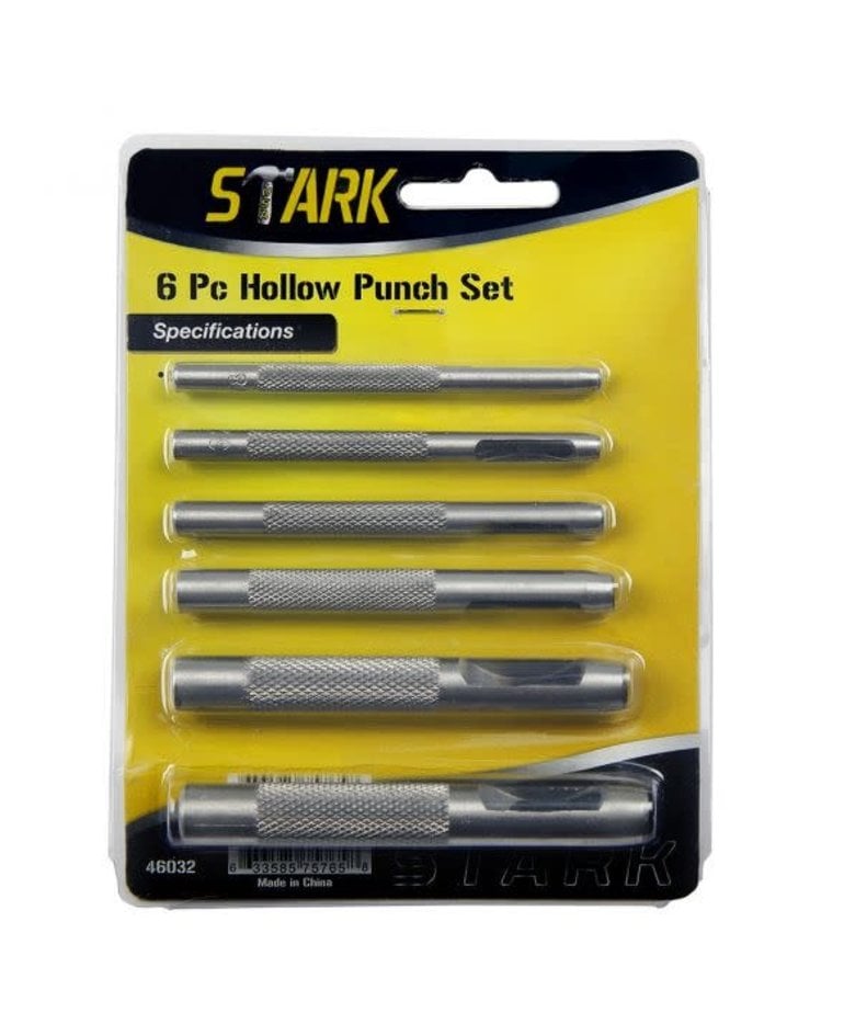 Hollow Punch Set, 6 Piece