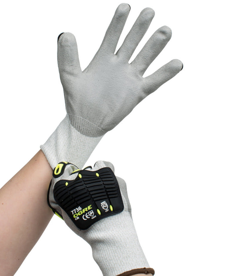 OGRE-CR Ogre-CR HPPE Gloves Salt & Pepper XL