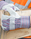 STATESIDE EQUIPMENT Stateside Work Gloves Canvas 2-1/2" Cuffs LG-Pair