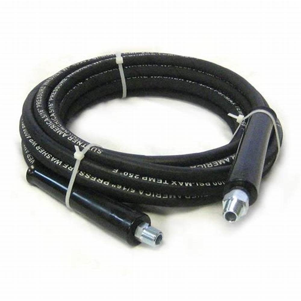 Suttner Pressure Washer Hose 5/16" x 25' Single Braid 3/8" Ends