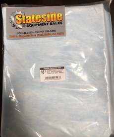 STATESIDE EQUIPMENT 1 Pack of 80 MULTI PURPOSE NON-WOVEN ABSORBENT TOWEL BLUE SEMI-SMOOTH