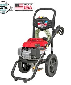 SIMPSON Simpson MegaShot 3000 PSI at 2.4 GPM HONDA GCV160 with OEM Technologies Axial Cam Pump Cold Water Premium Residential Gas Pressure Washer