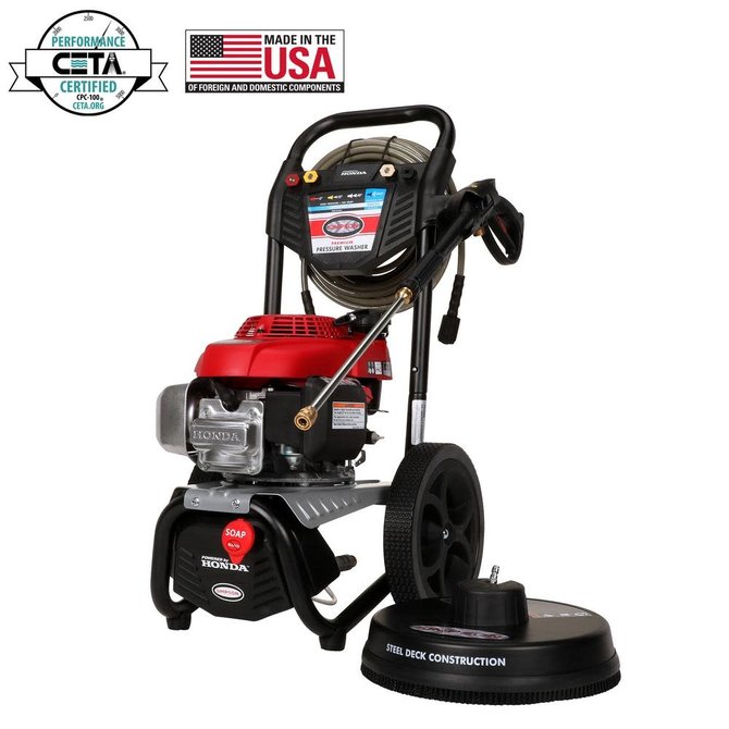 Pressure Pro Wall Mount Series Pressure Washer 1000 PSI @ 3 GPM 2hp  Electric - Stateside Equipment Sales