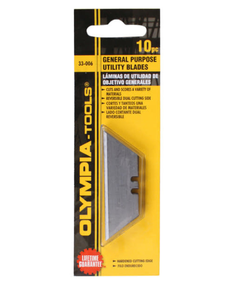 Olympia Utility Blades 33-006 10pc - Stateside Equipment Sales