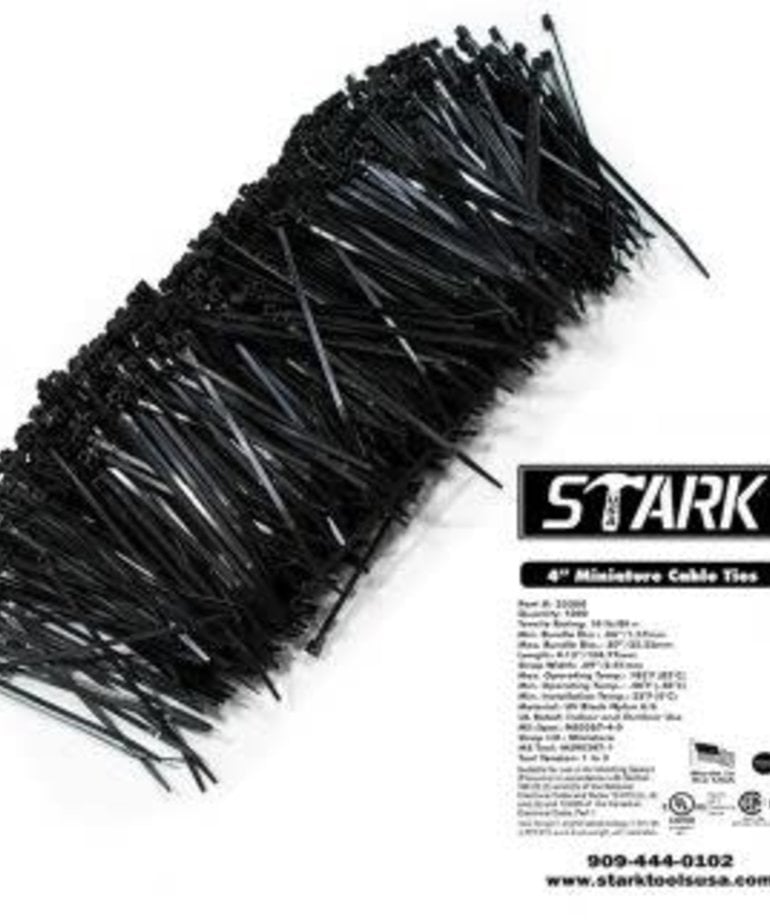 STARK Stark Cable Ties 4" UV 1000pc