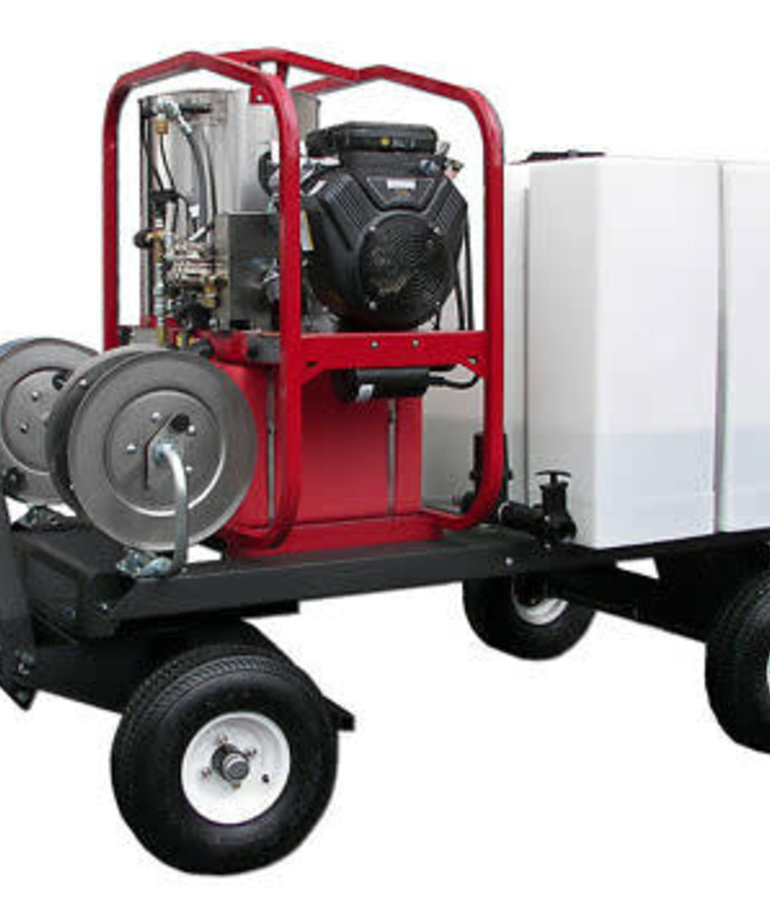 PRESSURE-PRO Pressure Pro Dirt Laser Pressure Washer 4000 PSI @ 3.5 GPM Honda Tow And Stow Wash Cart