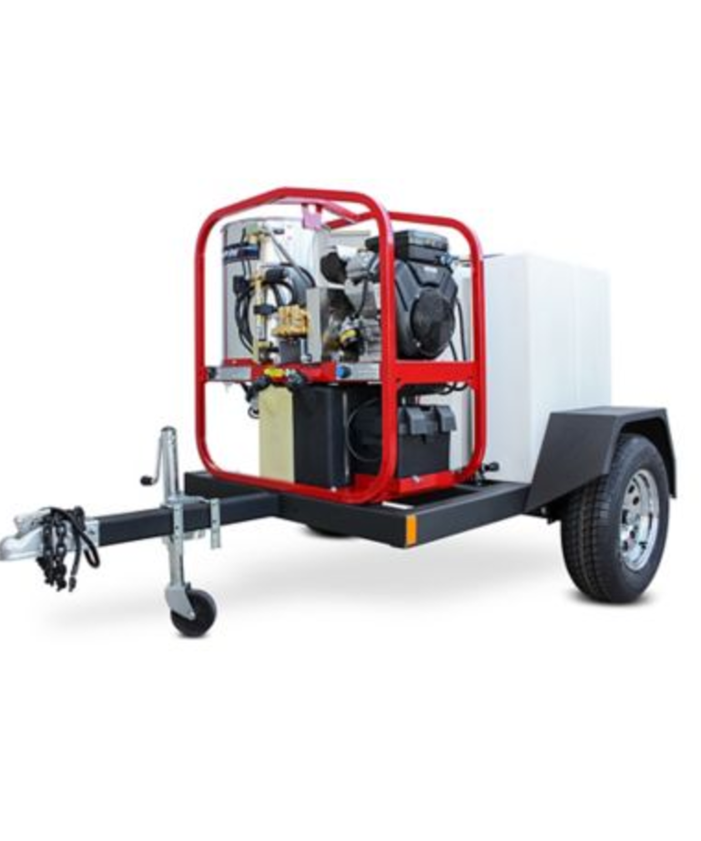 Hot2Go Professional 4000 PSI (Gas - Hot Water) Pressure Washer Trailer w/  Honda GX 390 Engine - Stateside Equipment Sales